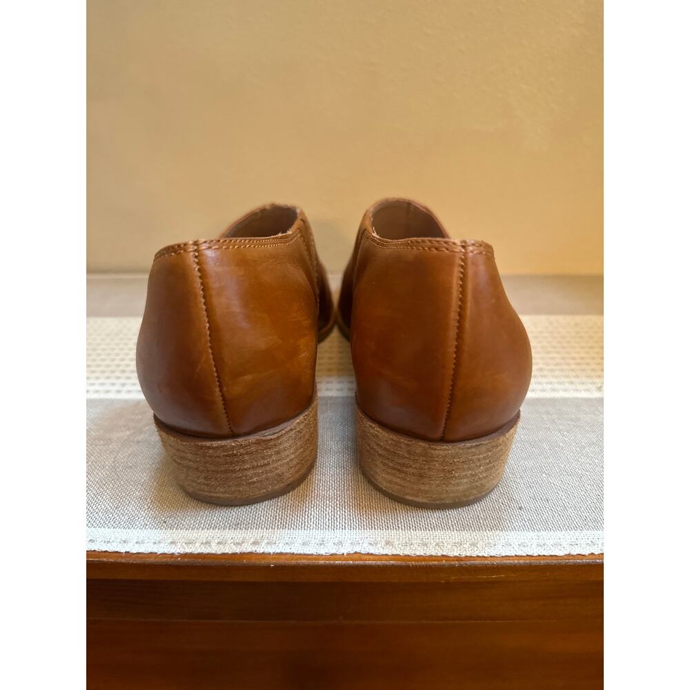 Madewell The Lucie Shoe in English Saddle Leather Size 10 - Picture 4 of 8